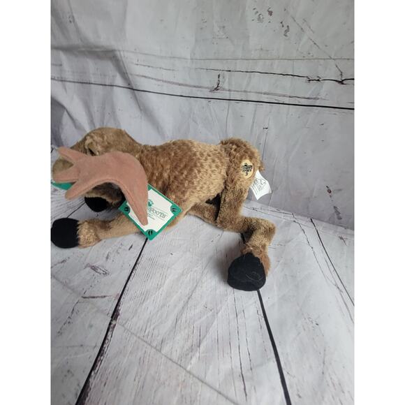 Barefoots Moose's Collectible Phyllis Driscoll Stuffed Animal Jenny Flower 11in - Picture 2 of 10